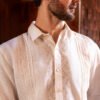 Guayabera  puntada plumilla