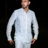 Guayabera puntada plumilla